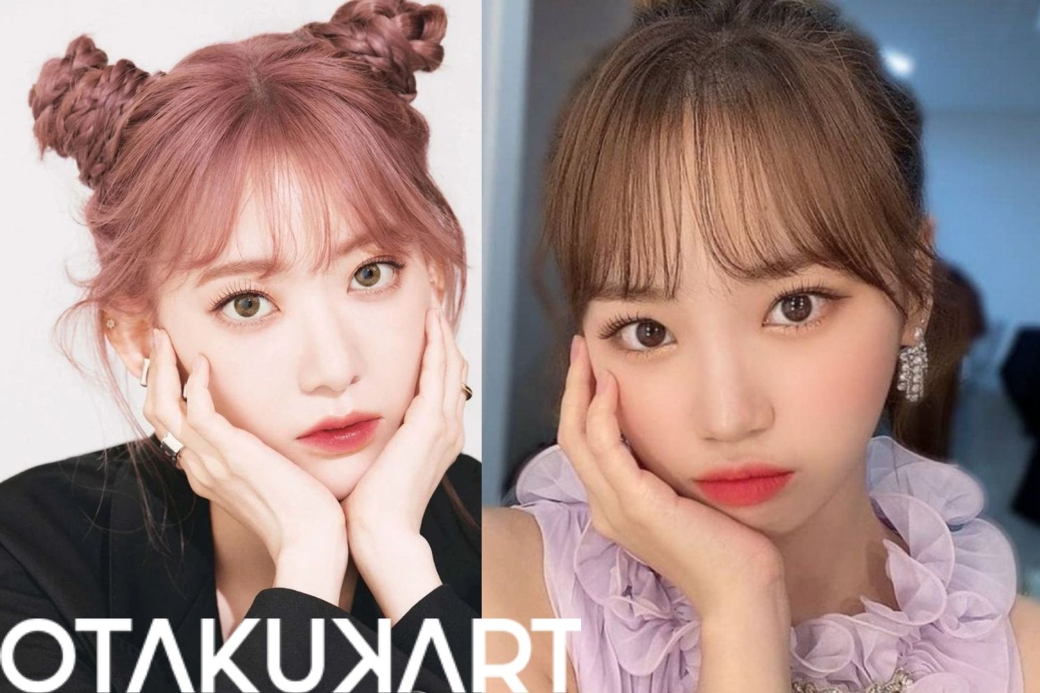 Miyawaki Sakura and Kim Chaewon