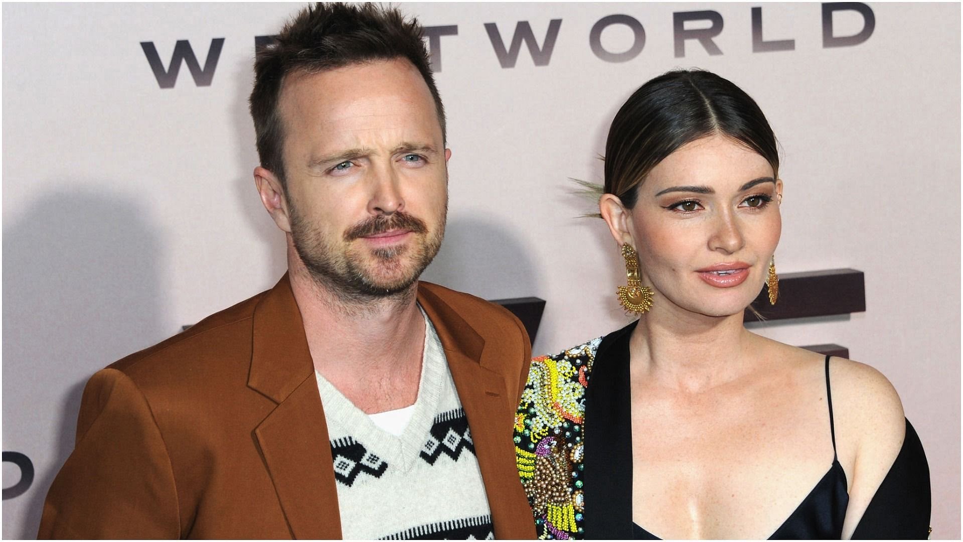 Aaron Paul and Lauren Parsekian 2