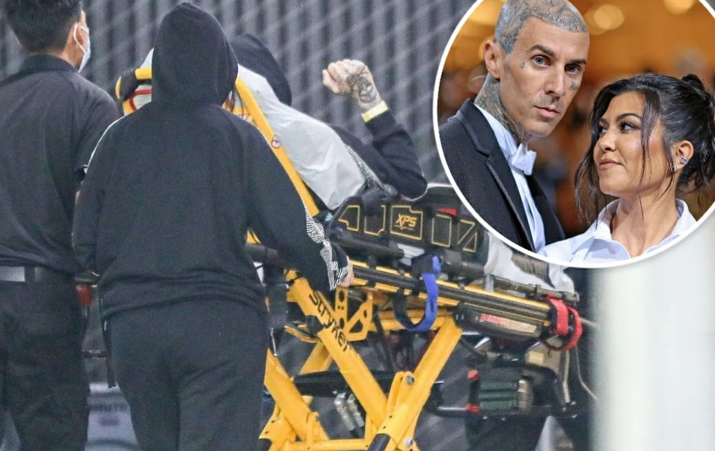 travis barker hospitalised