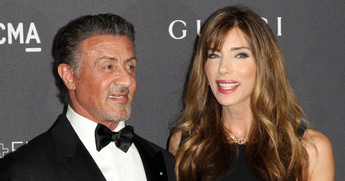 Sylvester Stallone and Wife Jennifer Flavin 2