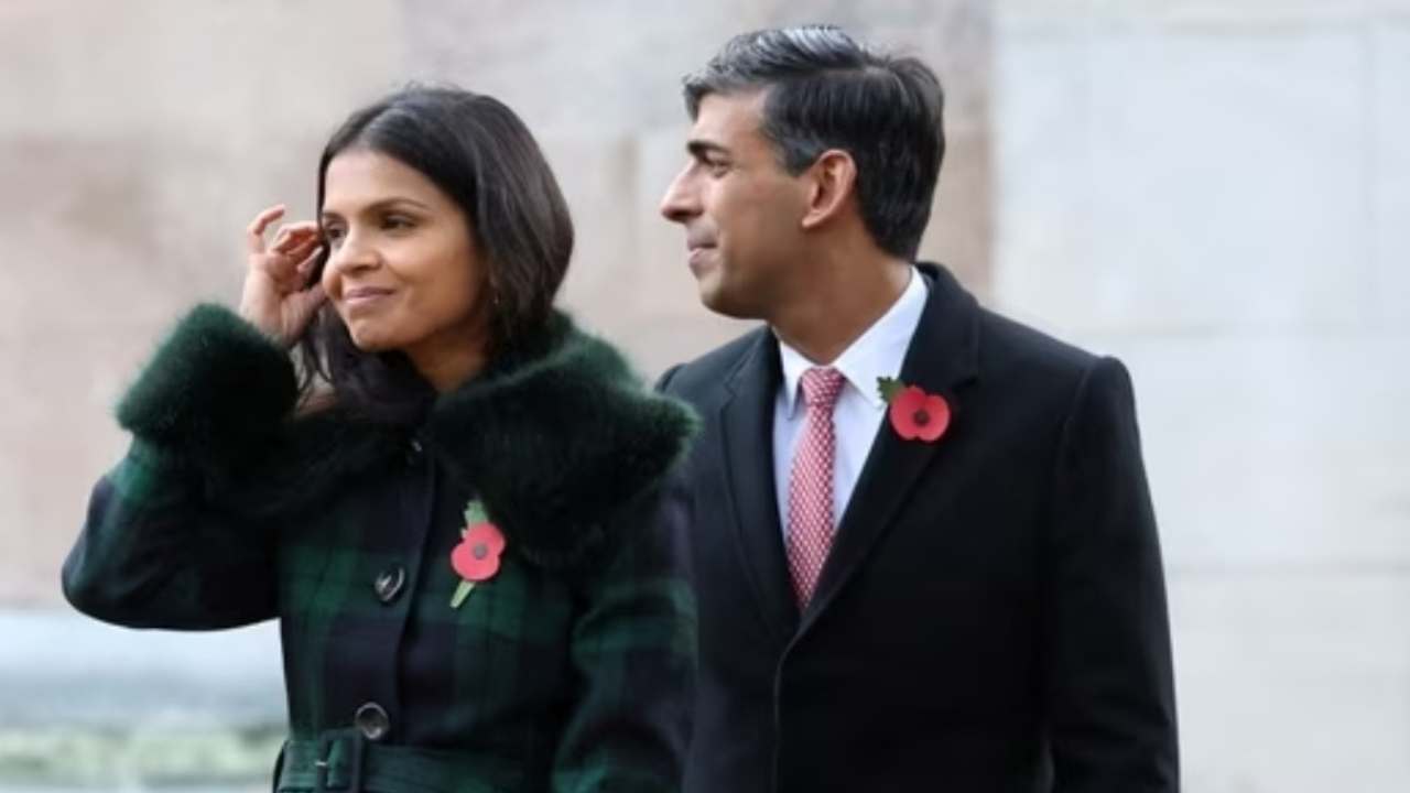 Rishi Sunak and wife