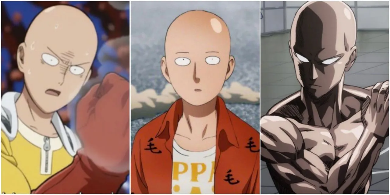 One Punch Man Saitama Trio.webp