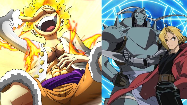 Joy Boy From One Piece Left And From Fullmetal Alchemis Right Via Toei Animation And Bones