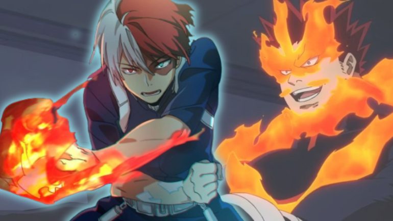 Shoto Todoroki And Endeavor From My Hero Academia BONES