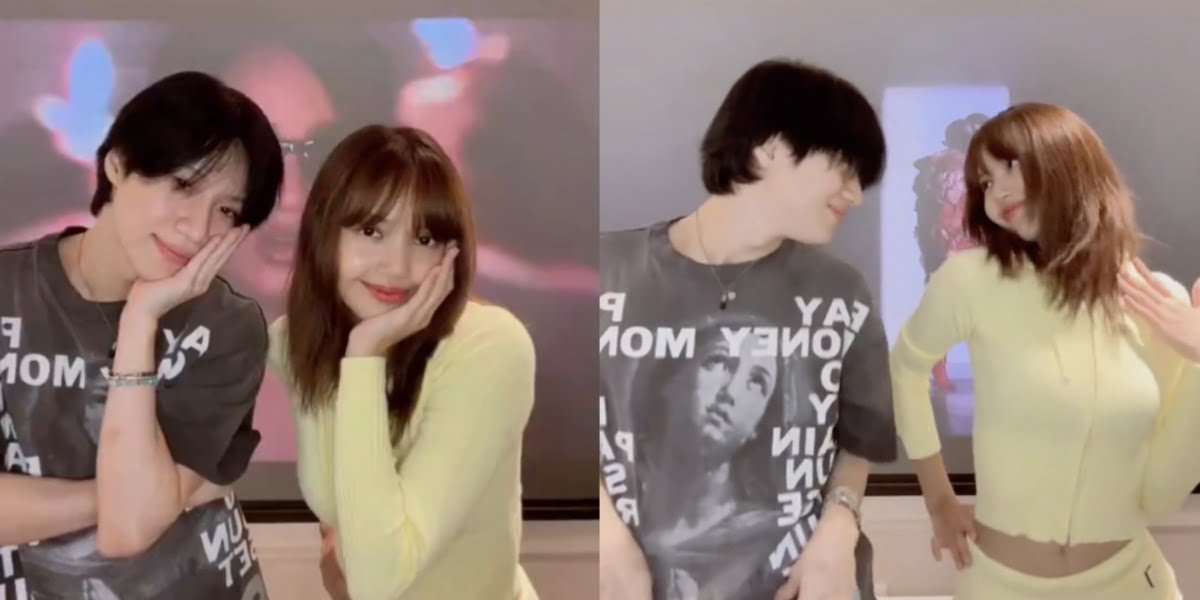 Lisa and Taemin dancing together